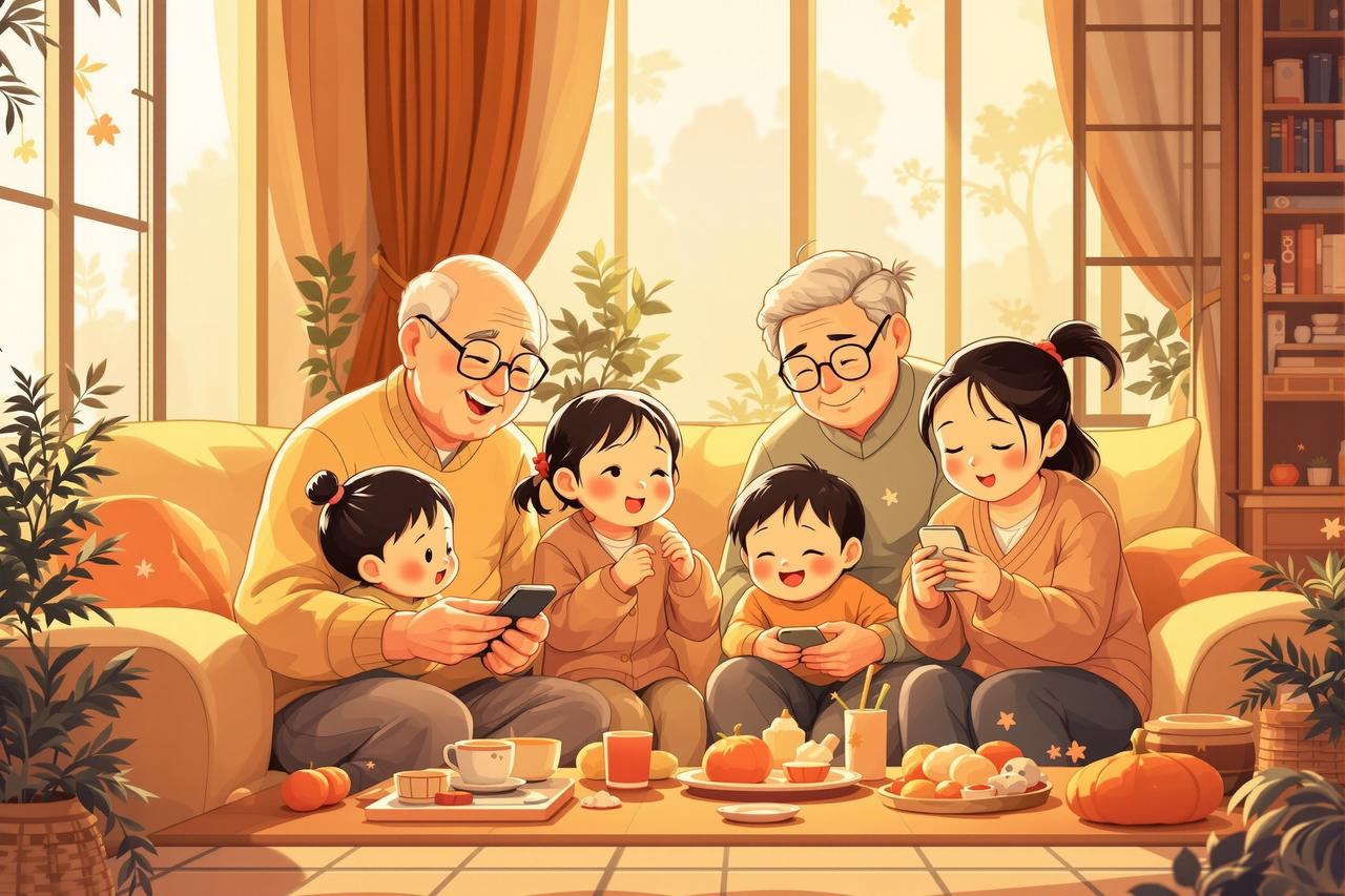 红果网页精选专题 - 家庭欢乐多：三代同堂笑料不断